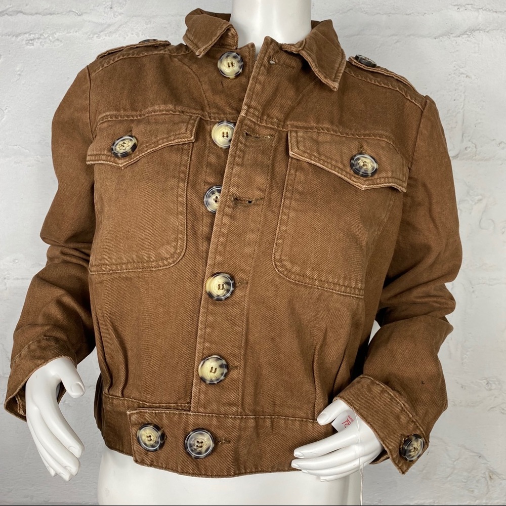 Sale πFree People Eisenhower Denim Jacket - Picture 5 of 7
